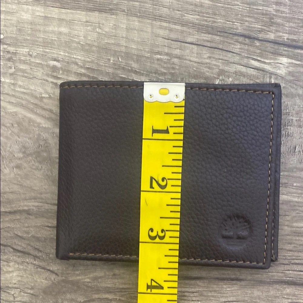 Timberland Brown Leather Key Card Holder
